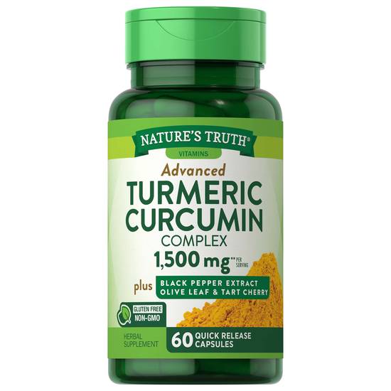 Nature's Truth Advanced Turmeric Curcumin 1500 mg Complex