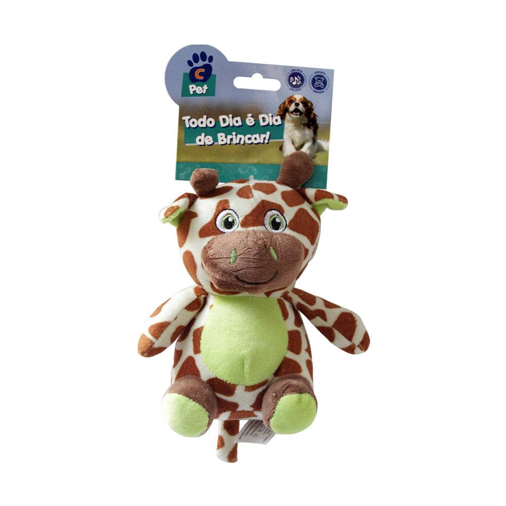 Brinquedo de pelúcia girafa (15x10cm)