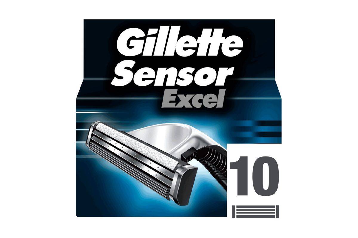 Gillette SensorExcel Men's Razor Blades - 10 Refills