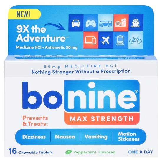 Bonine Maximum Strength Tablets 16ct