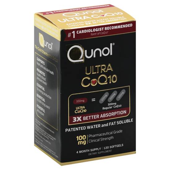 Qunol Ultra Coq10 100 mg (120 ct)