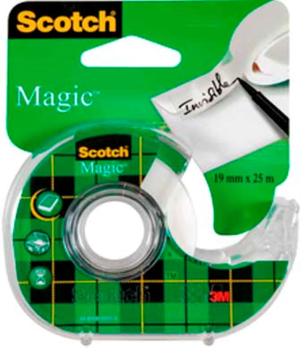 Scotch - Ruban adhésif avec dévidoir magic rouleau de 19mm x 25m