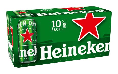 Heineken Pure Malt Lager Beer (10 x 440ml)
