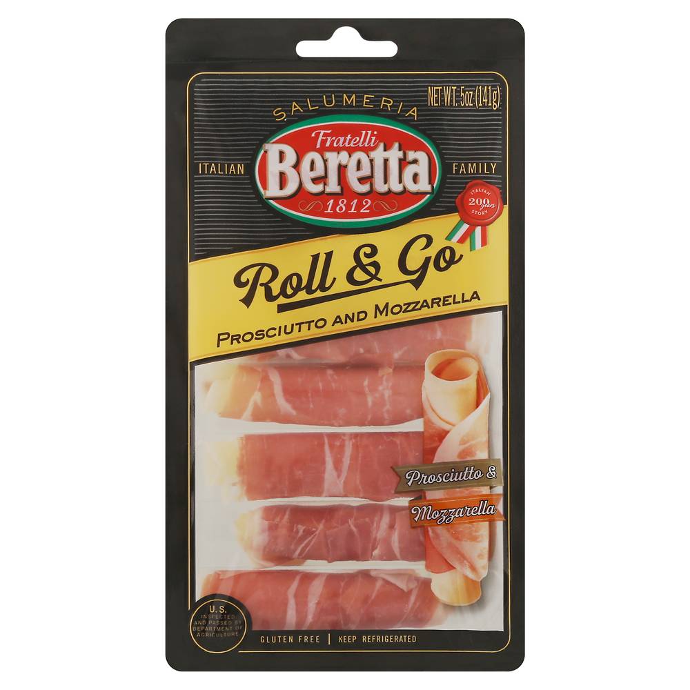 Fratelli Beretta Roll & Go Prosciutto and Mozzarella (5 oz)