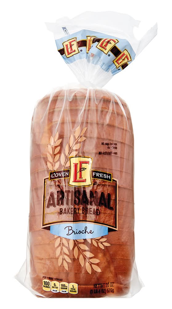L'oven Fresh Brioche Artisanal Bakery Bread (20 oz)
