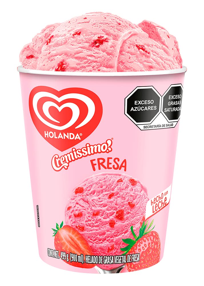 Holanda · Cremissimo helado, fresa (900 ml)