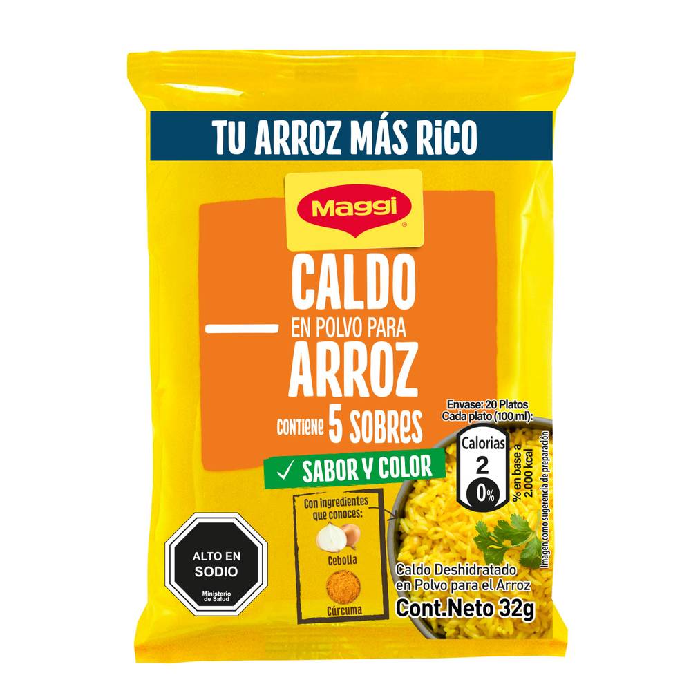 Maggi · Caldo en polvo para arroz (32 g)