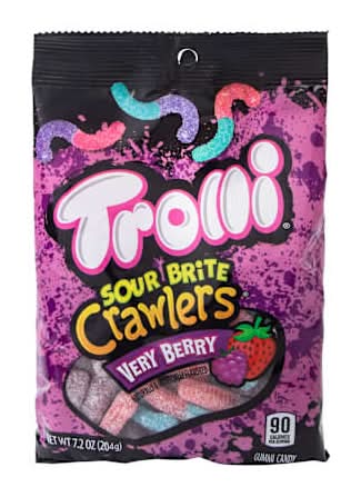 Trolli® Sour Brite Crawlers™ Very Berry Gummi Candy 7.2oz