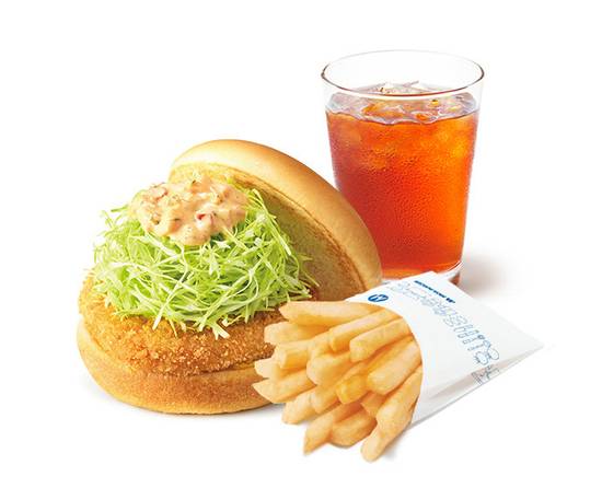 チキンバーガードリンクセット