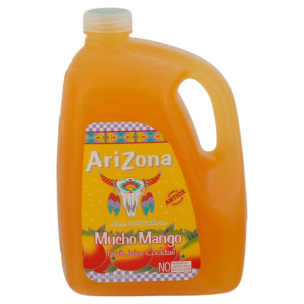 AriZona Fruit Juice Cocktail, Mucho Mango (128 fl oz)