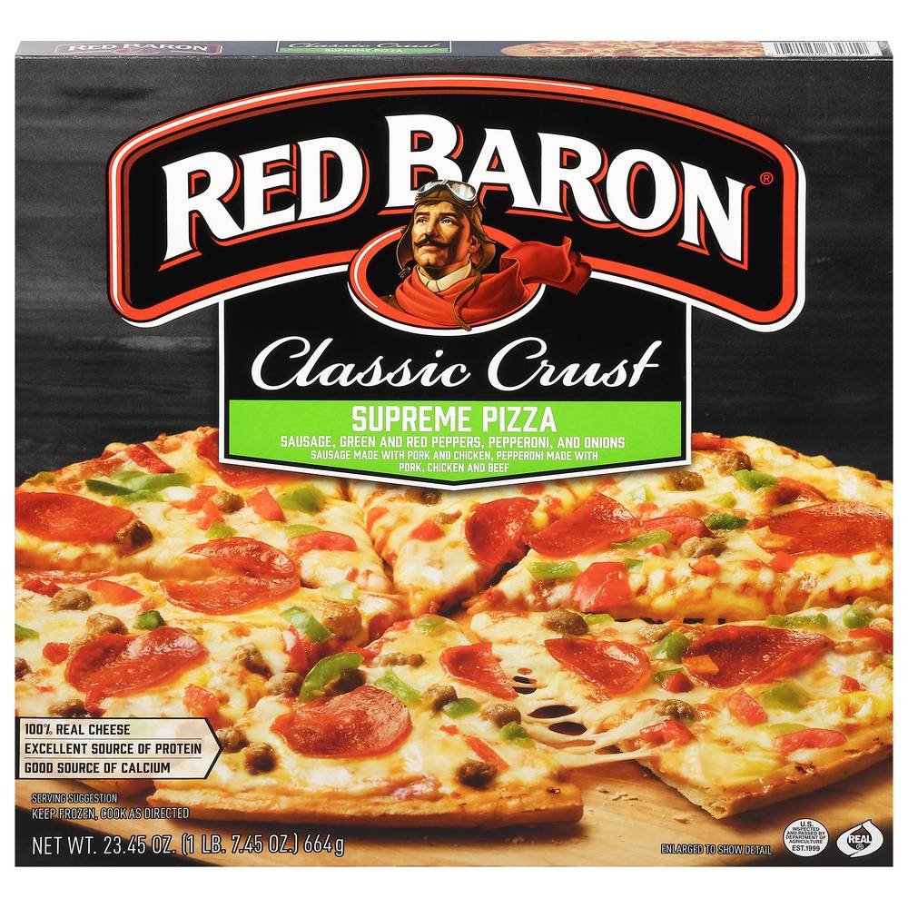 Red Baron Classic Crust Supreme Pizza (1.47 lbs)