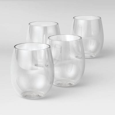 Room Essentials Plastic Wine Glasses (4 pack)