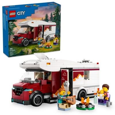 LEGO Holiday Adventure Camper Van Building Toy Set (385 ct)