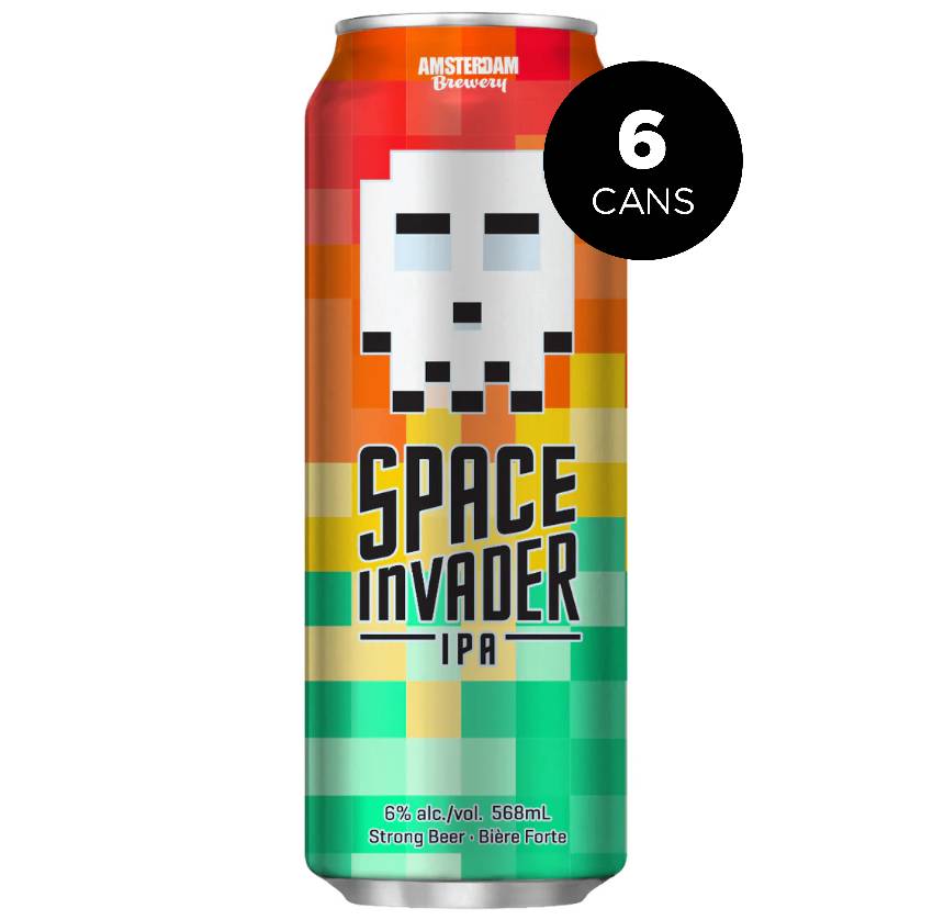 Amsterdam Space Invader Ipa  (6 Cans, 568ml)