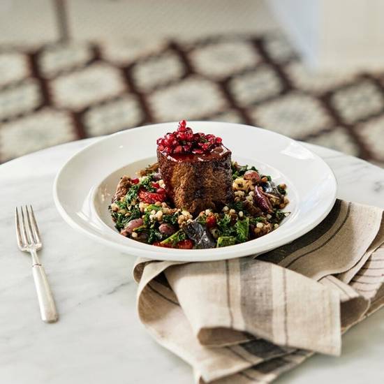 Braised Short Rib & Eggplant Couscous Bowl