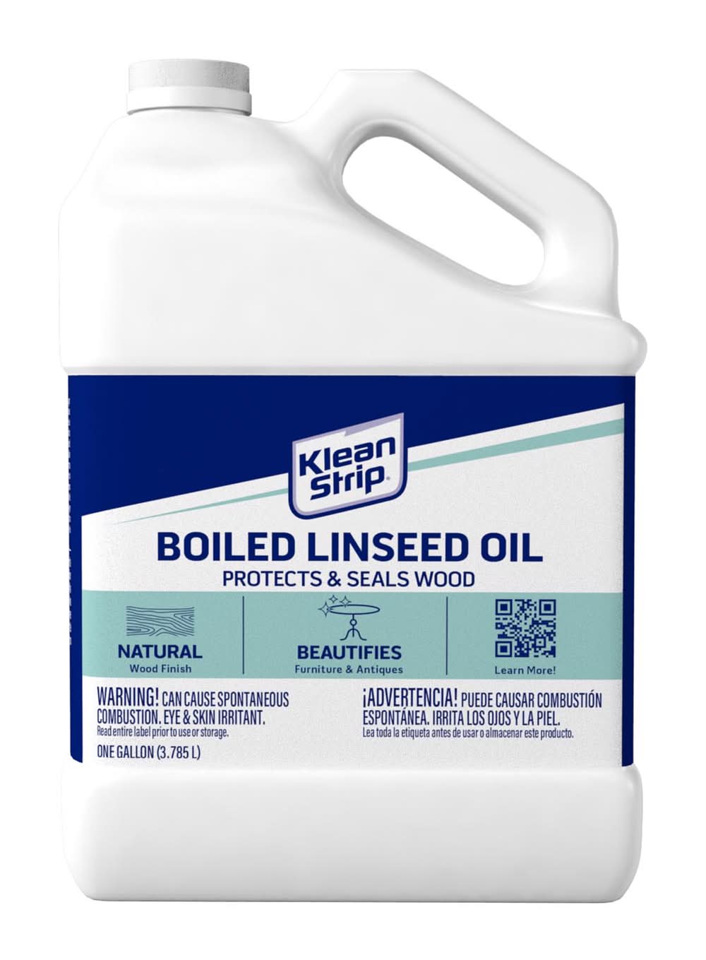Klean Strip Transparent Clear Oil-Based Linseed Oil Modified Alkyd Boiled Linseed Oil 1 Gal