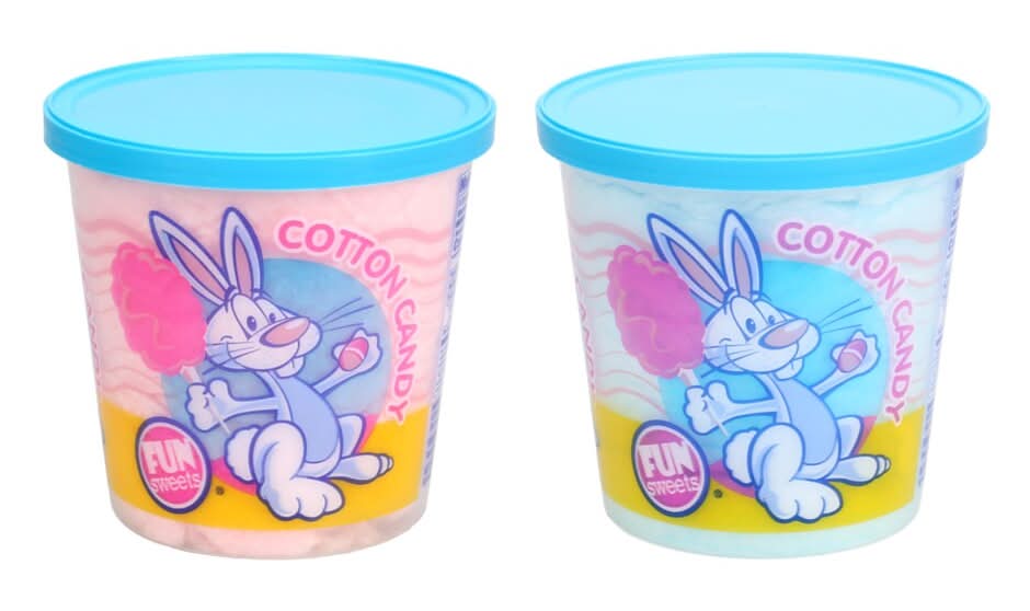 Fun Sweets Bunny Cotton Candy Tub (2.25 oz)