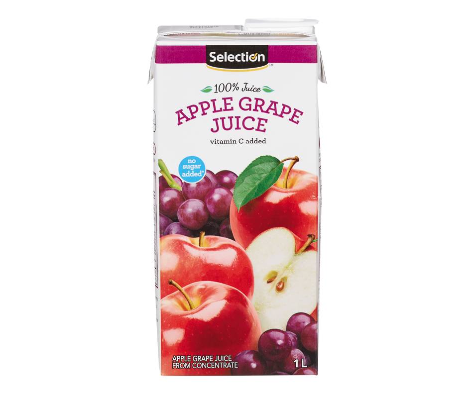 Selection Pomme/Raisin S/Sucre - Selection Apple Grape No Sugar