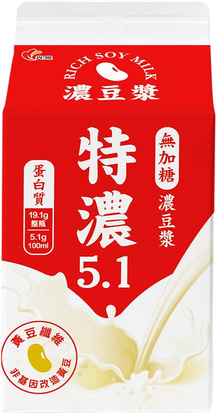 光泉無加糖濃豆漿