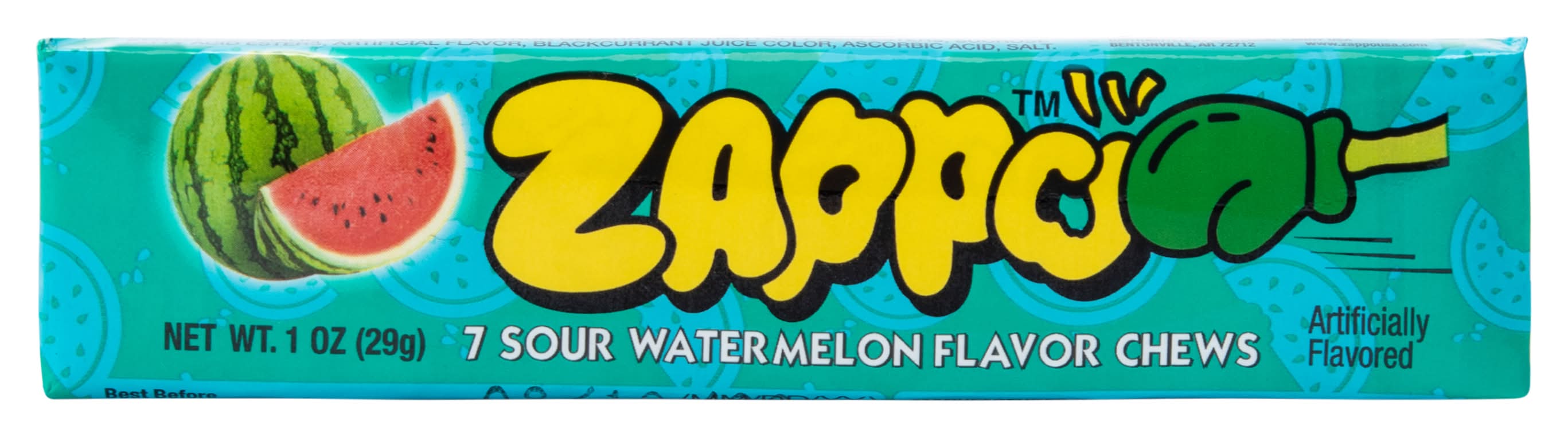 Zappo™ Sour Watermelon Flavor Chews 7-Count 1oz