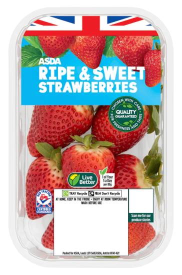 ASDA Ripe & Sweet Strawberries (227g)
