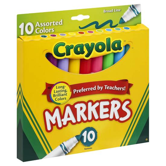 Crayola Assorted Color Markers (10 ct)