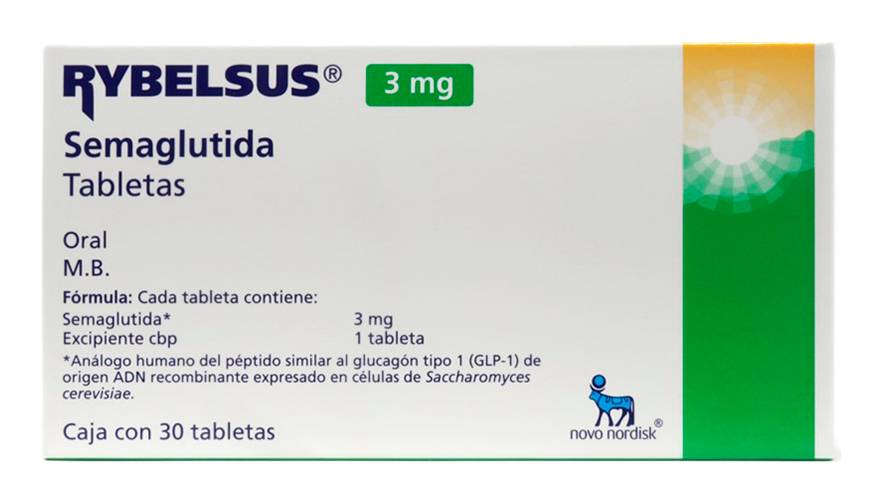 Novo nordisk · Rybelsus semaglutide tabletas 3 mg (30 un)