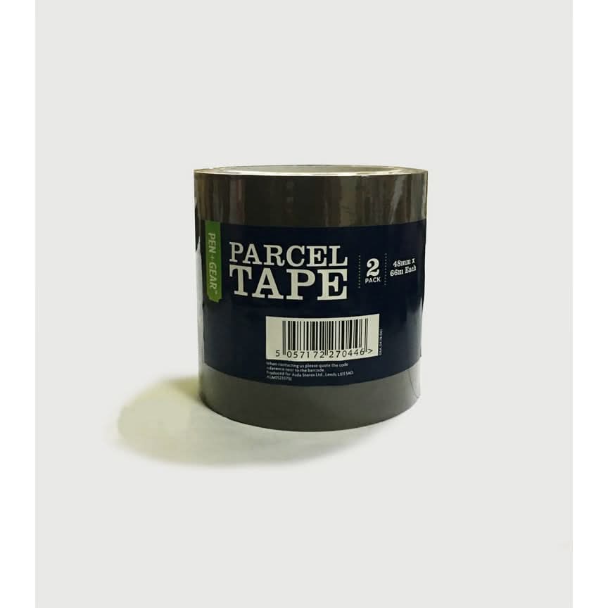 Pen+Gear 48mm x 66m, Parcel Tape (2 pack)