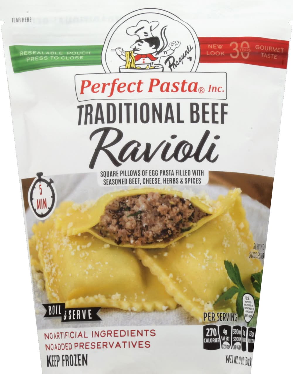 Perfect Pasta Traditional Beef Ravioli (12 oz)