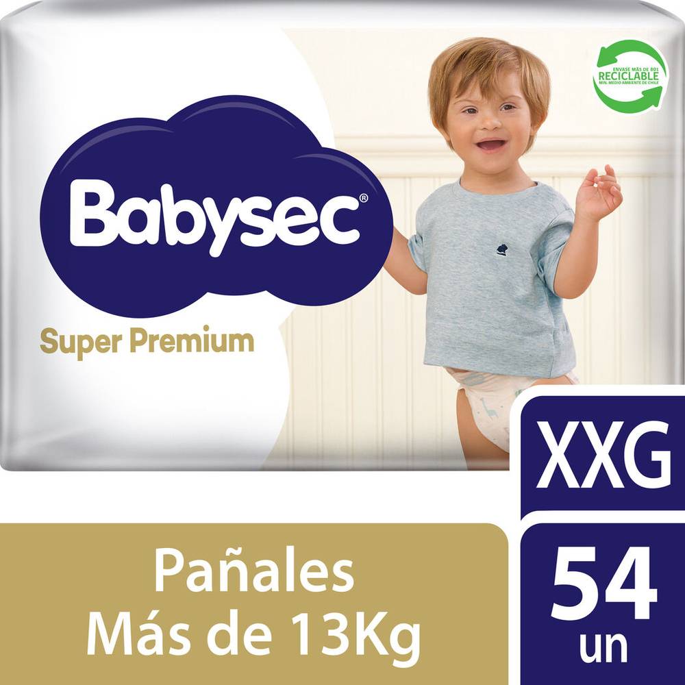 Babysec Super Premium XXG 54 Unidades