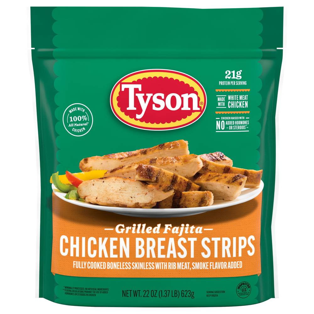 Tyson Grilled and Ready Fajita Chicken Breast Strips (22 oz)