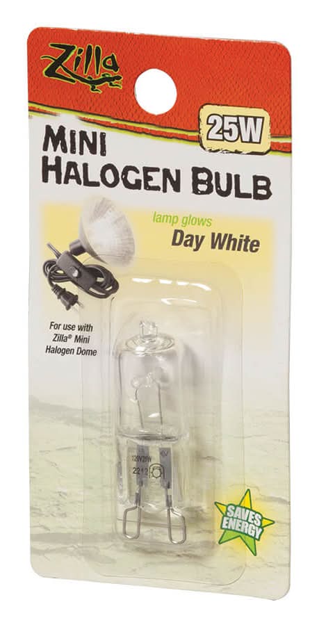 Zilla Mini Halogen 25 Watt White Day Bulb