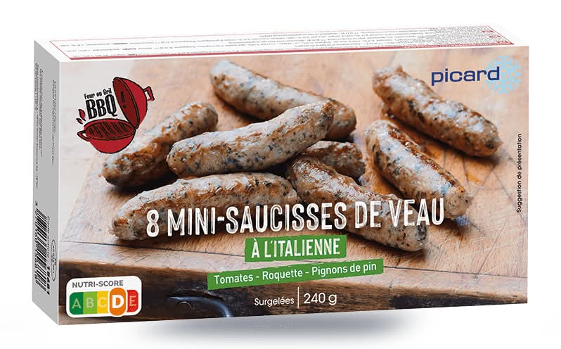 8 mini-saucisses de veau à l'italienne