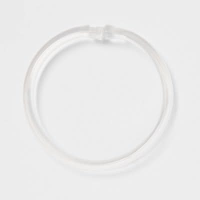 Room Essentials Plastic Shower Rings, Clear (12 ct)