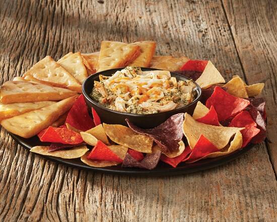 Smoked Chicken Four-Cheese Spinach Dip