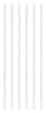 12.25" Clear Straws, 6Ct. By Ashland