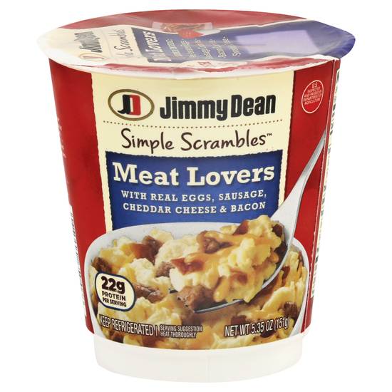 Jimmy Dean Simple Scrambles Meat Lovers Breakfast Cup (5.4 oz)