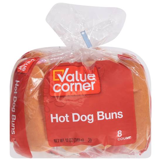 Value Corner Hot Dog Buns (8 buns)