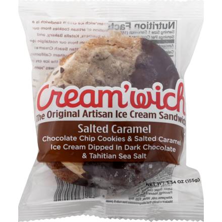 Cream'wich Salted Caramel 5oz Count