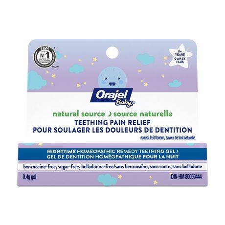 Orajel Homeopatic Nightime Teething Gel (9.4 g)