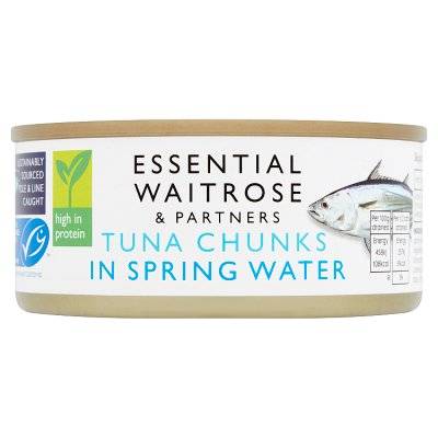 Essential MSC Tuna Chunks in Spring Water (drained 112g)