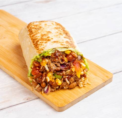 Burrito Classique au Porc Effiloché