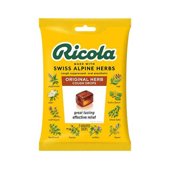 Ricola Original Herb Cough Drops 21ct