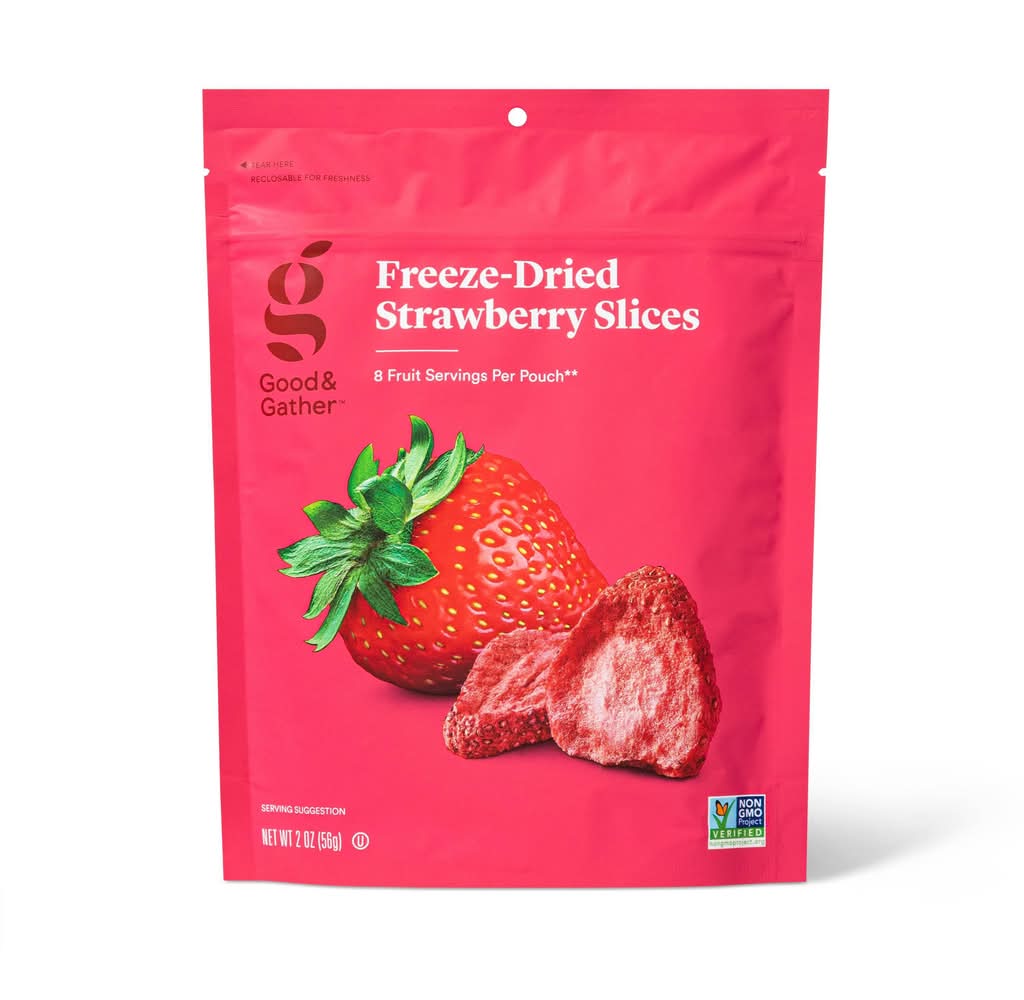 Good & Gather Freeze Dried Strawberry Slices (2 oz)