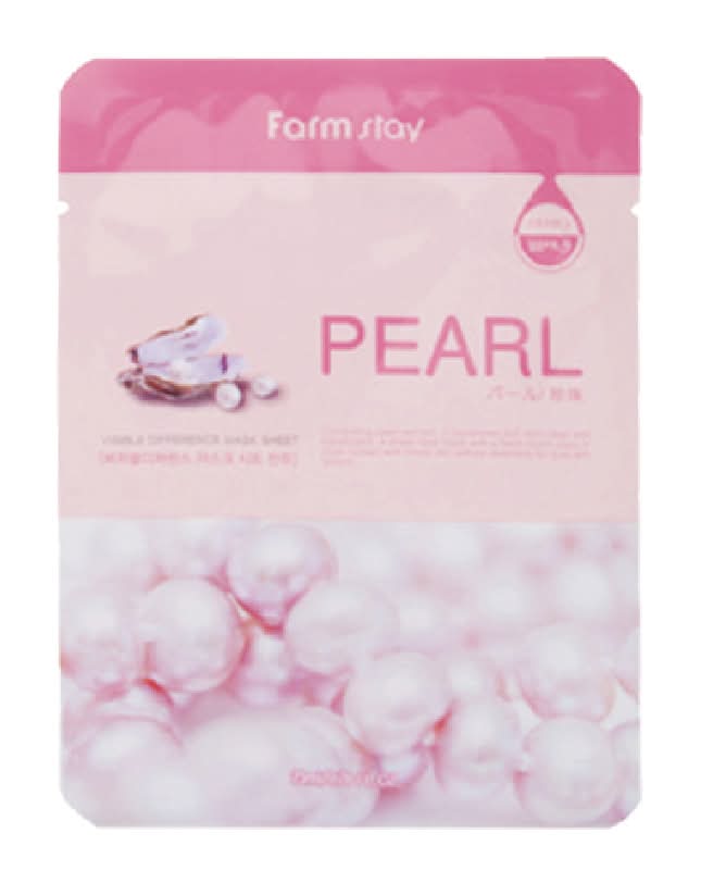 Farm stay 珍珠提亮保濕精華面膜 <23ml毫升 x 1 x 1PC片>