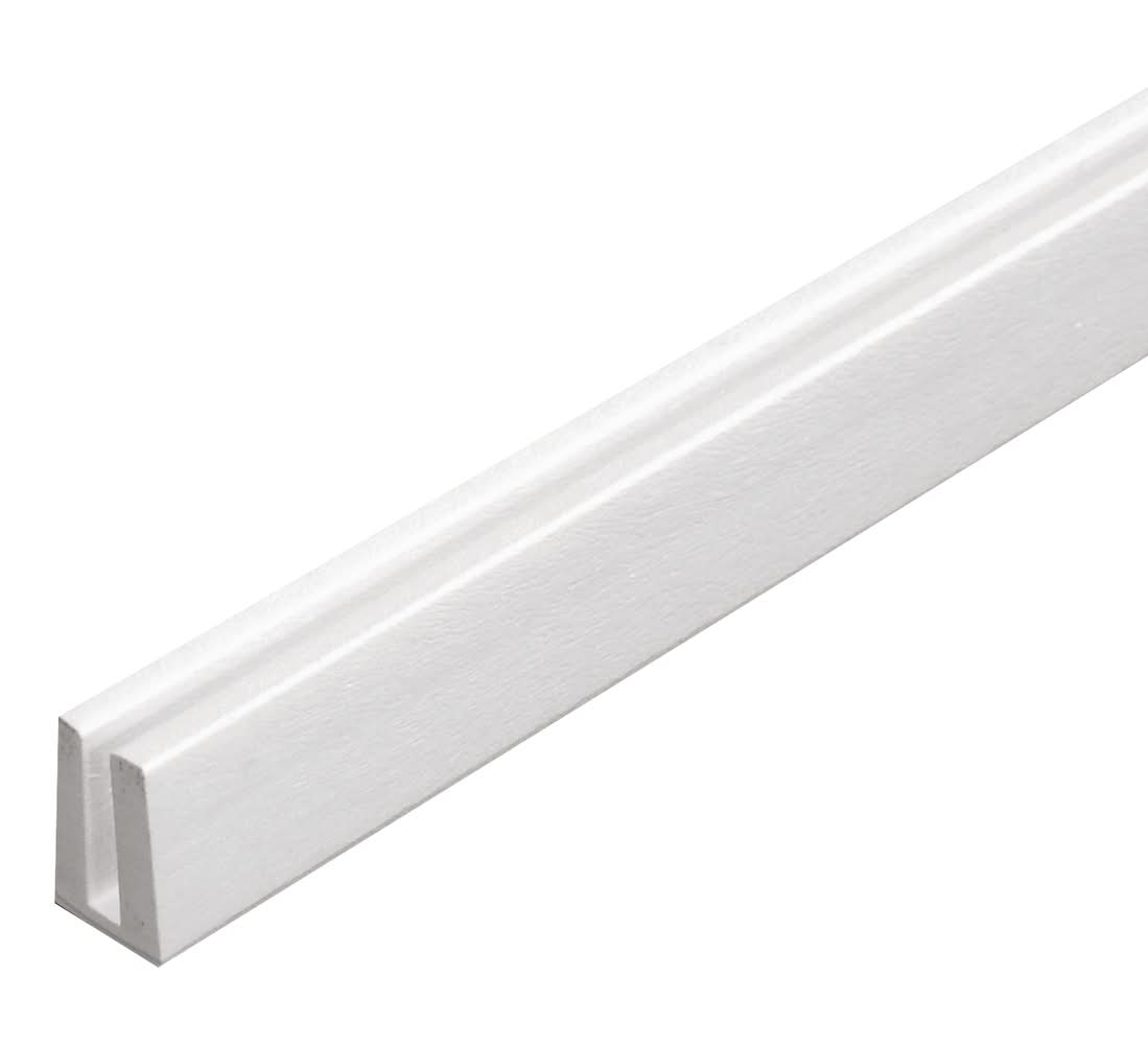 Style Selections 1-in x 8-ft White Vinyl Lattice cap