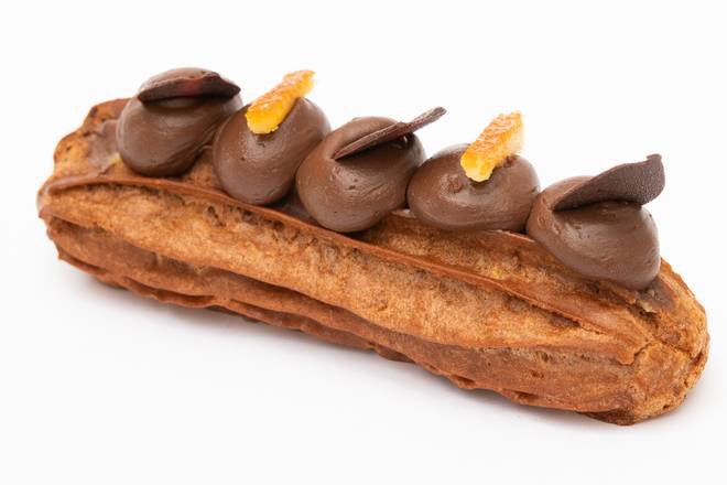 Eclairs de Chocolate Naranja