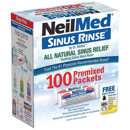 NeilMed Sinus Rinse Premixed Refill Packets - 100.0 ea
