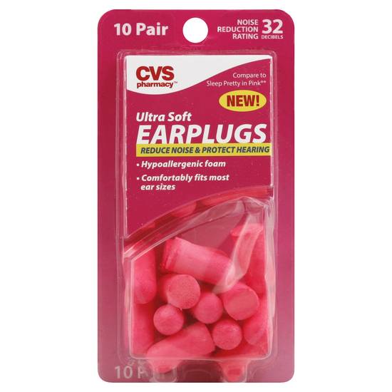 Cvs Ultra Soft Earplugs (10 ct)