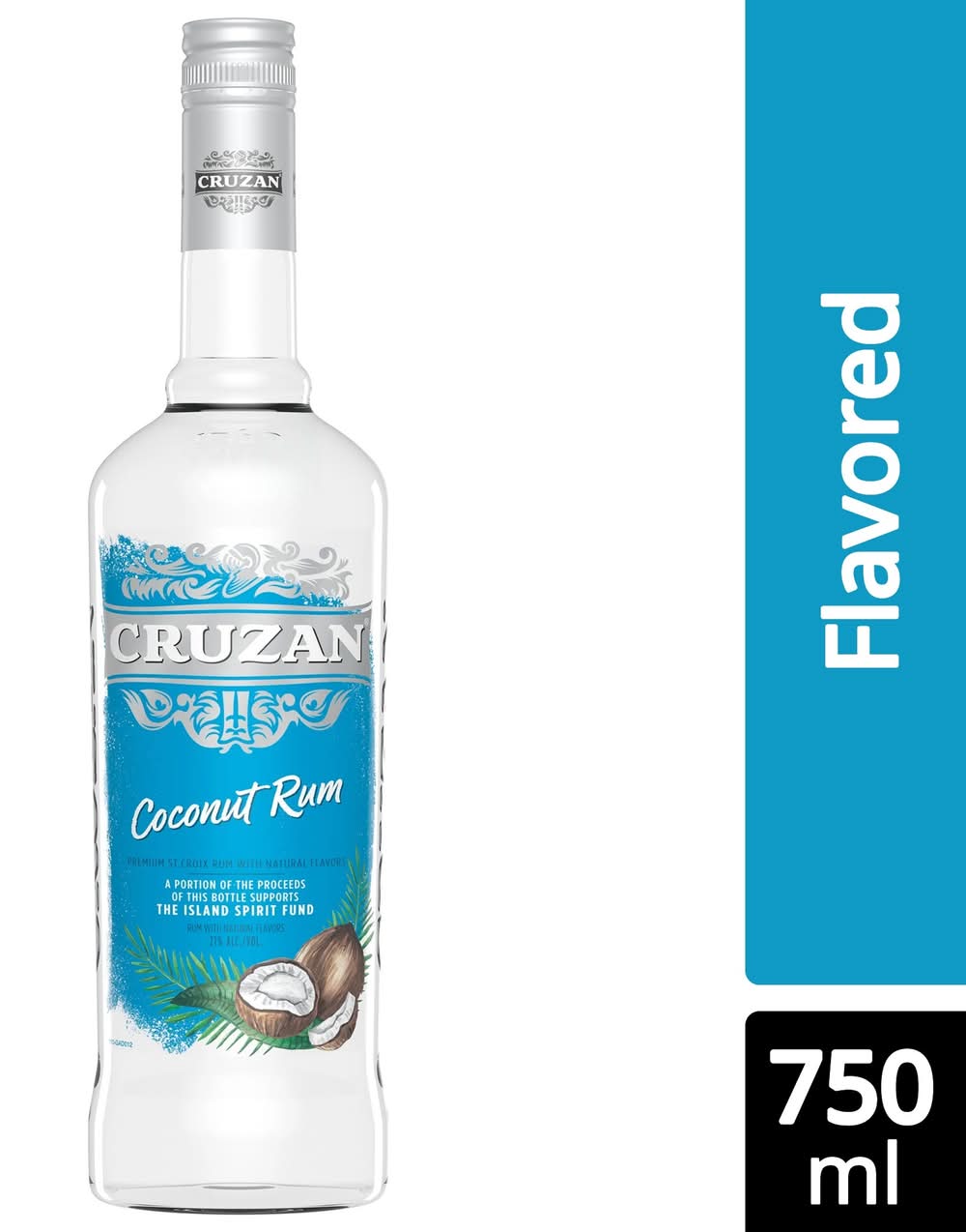 Cruzan Flavored Rum, Coconut (750 ml)